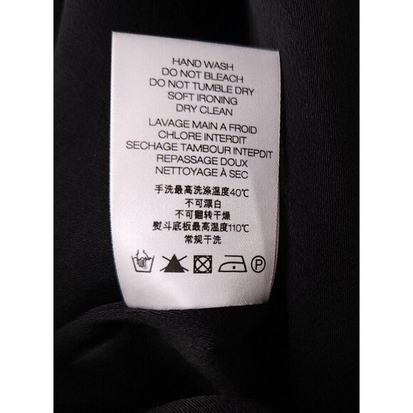 IRO Ekioti Crepe Mini Dress Size 40 M Black NWT - Picture 11 of 13